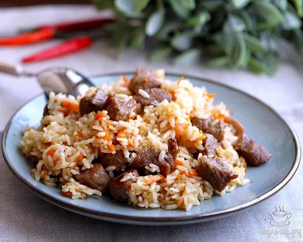 Плов из индейки